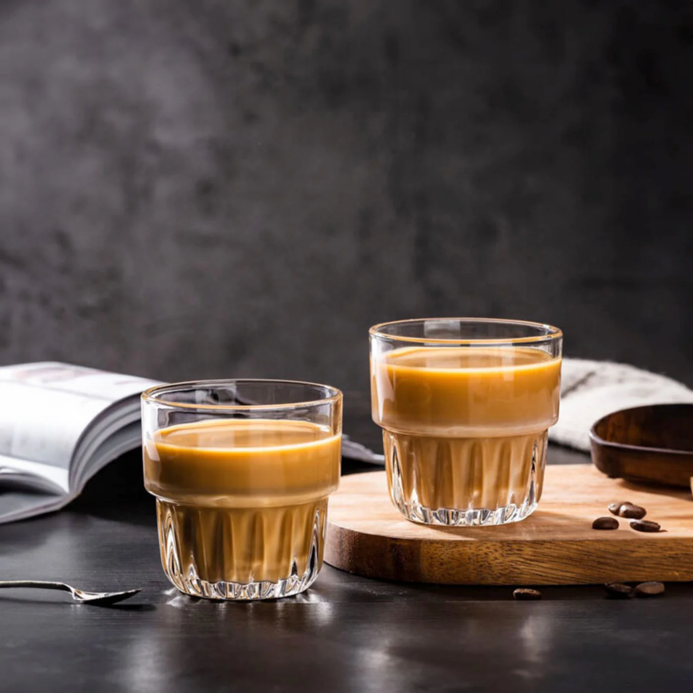 LIBBEY EVEREST ROCKS GLASSES 237ML - SET OF 4